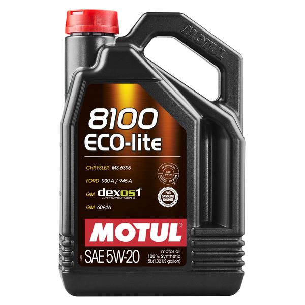 Huile moteur MOTUL 8100 Eco-Lite 5W20 5L