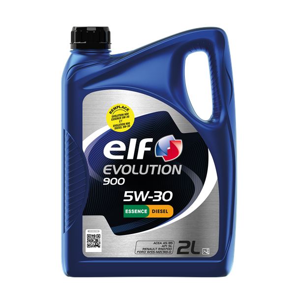 Huile moteur ELF Evolution 900 5W30 2L