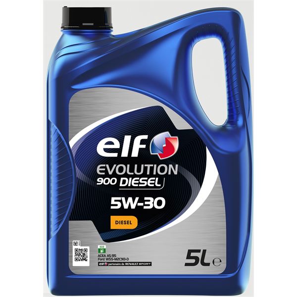 Huile moteur ELF Evolution 900 Diesel 5W30 5L