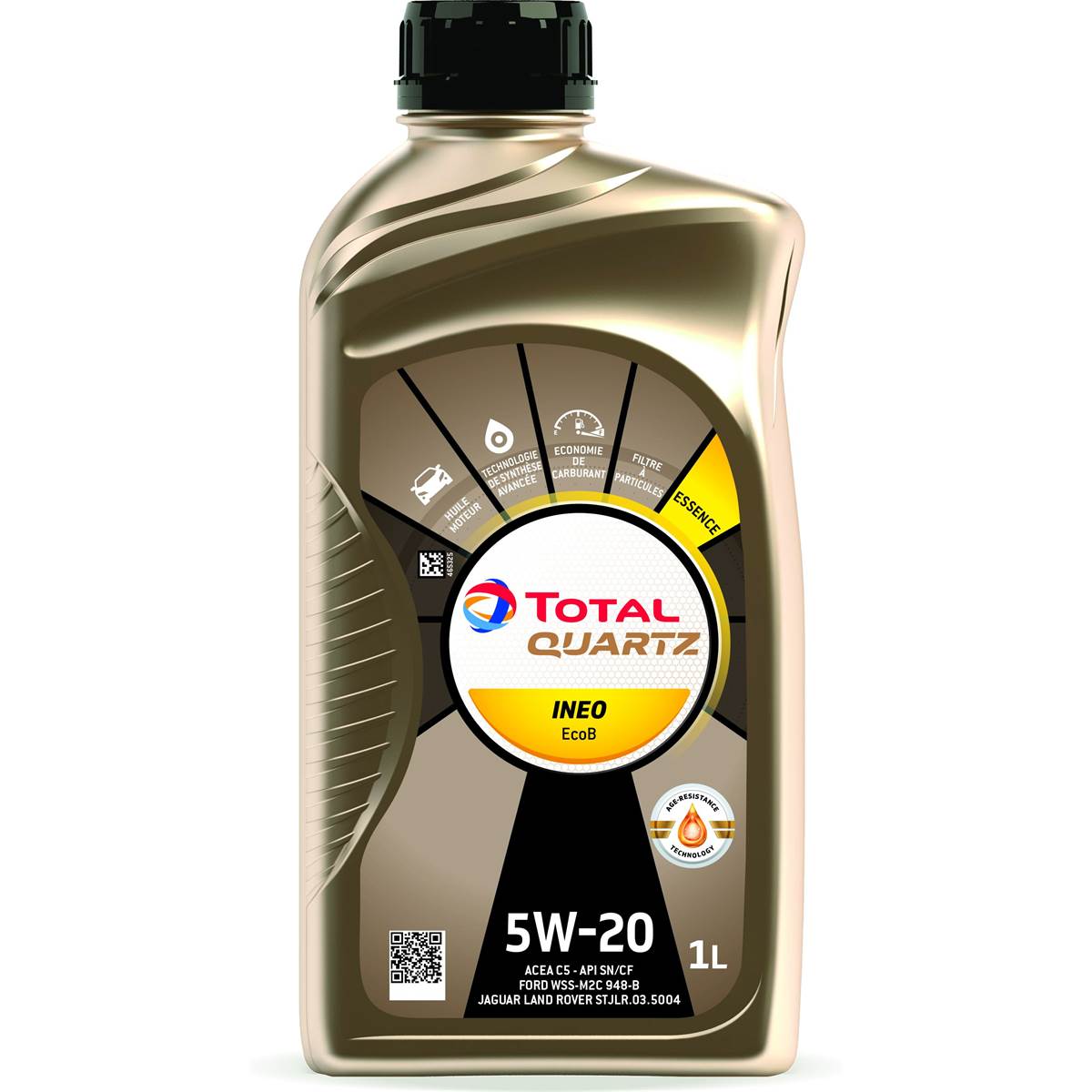 Huile Moteur Total Quartz Ineo Ecob 5w20 Essence/diesel 1l