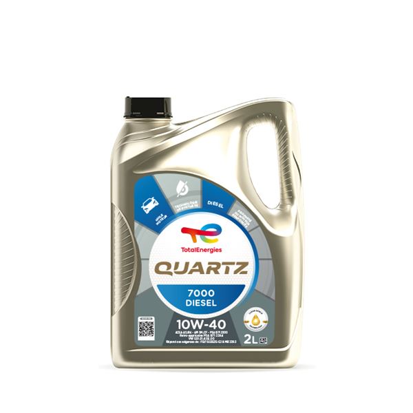Huile moteur TOTAL Quartz 7000 Diesel 10W40 2L
