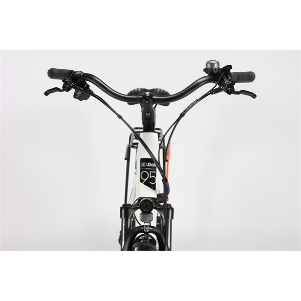 Vélo de ville électrique mixte Feu Vert E-Roll 95 taille 45