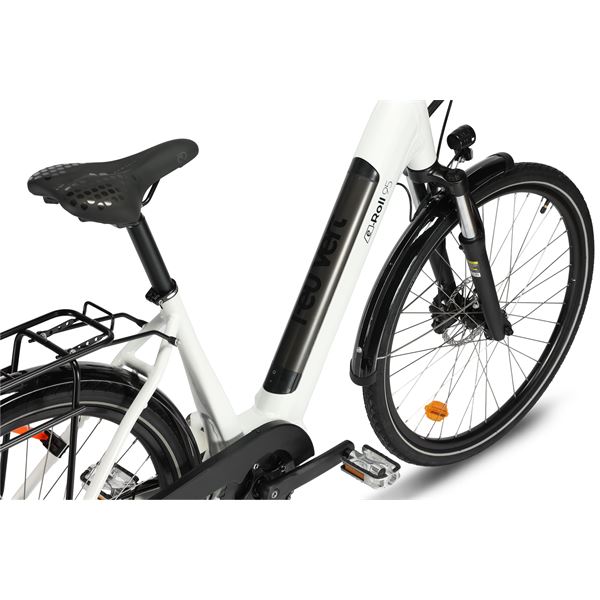 Vélo de ville électrique mixte Feu Vert E-Roll 95 taille 45