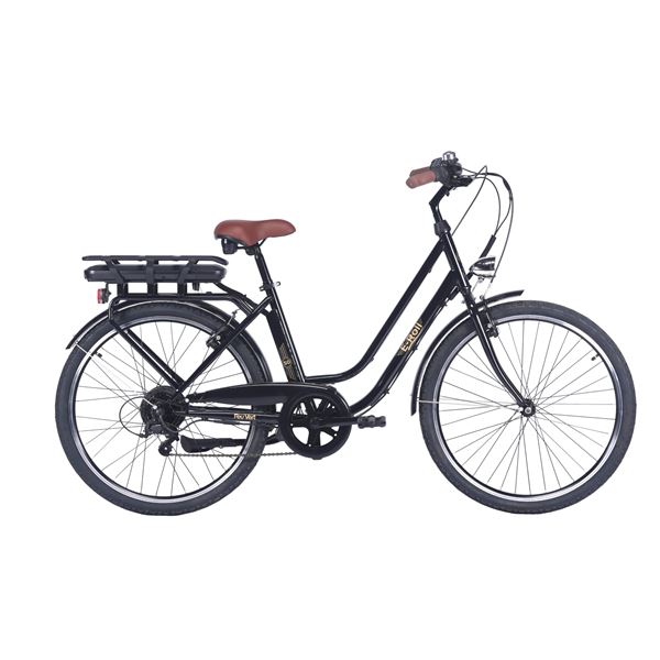 Vélo de ville électrique mixte Feu Vert E-Roll 50 Retro