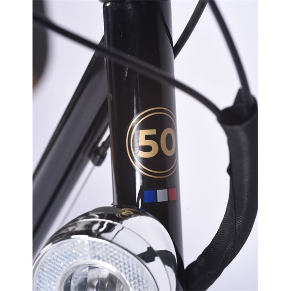 Vélo de ville électrique mixte Feu Vert E-Roll 50 Retro