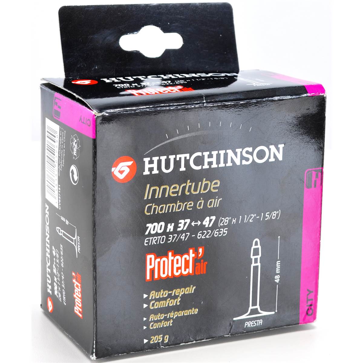 Chambre À Air 700 X 37 À 47 Presta 48mm Protect'air Hutchinson