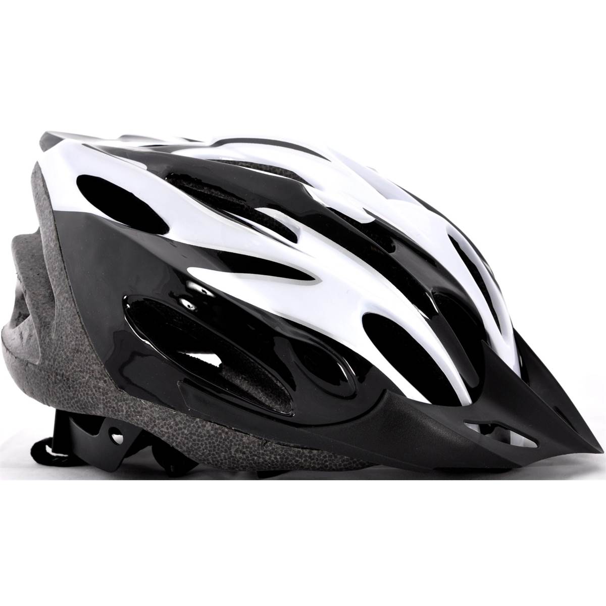 Casque De Vélo Noir Et Blanc Adulte Taille S 54 À 56 Cms Oxus