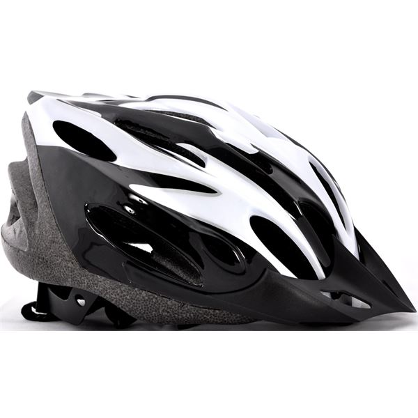 Casque de vélo noir et blanc adulte Taille S 54 à 56 cms Oxus