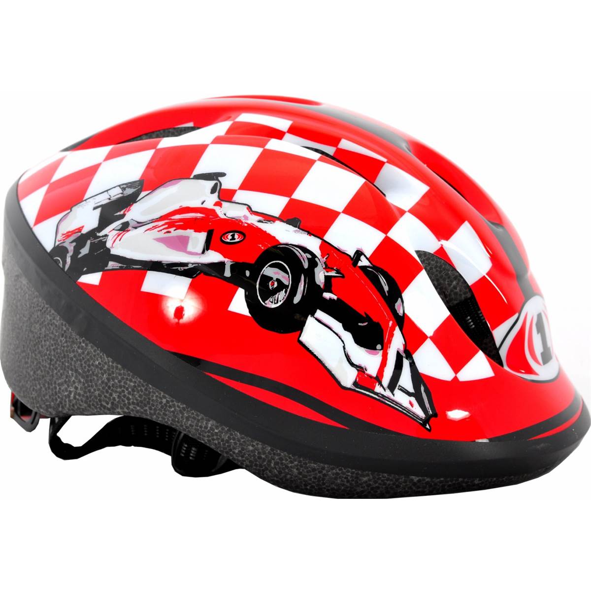 Casque De Vélo Garçon Rouge Formule 1 Taille Xs 48 À 52 Cms Oxus