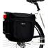 Sacoche double pour vélo avec fixation sur porte-bagage Oxus