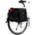 Sacoche double pour vélo avec fixation sur porte-bagage Oxus