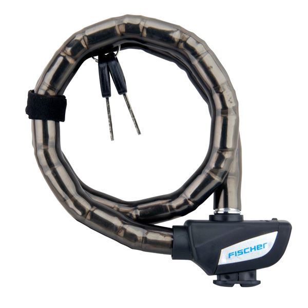 Antivol câble vélo 70 cm à clé FISCHER
